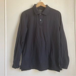 L.L.Bean long-sleeved polo shirt